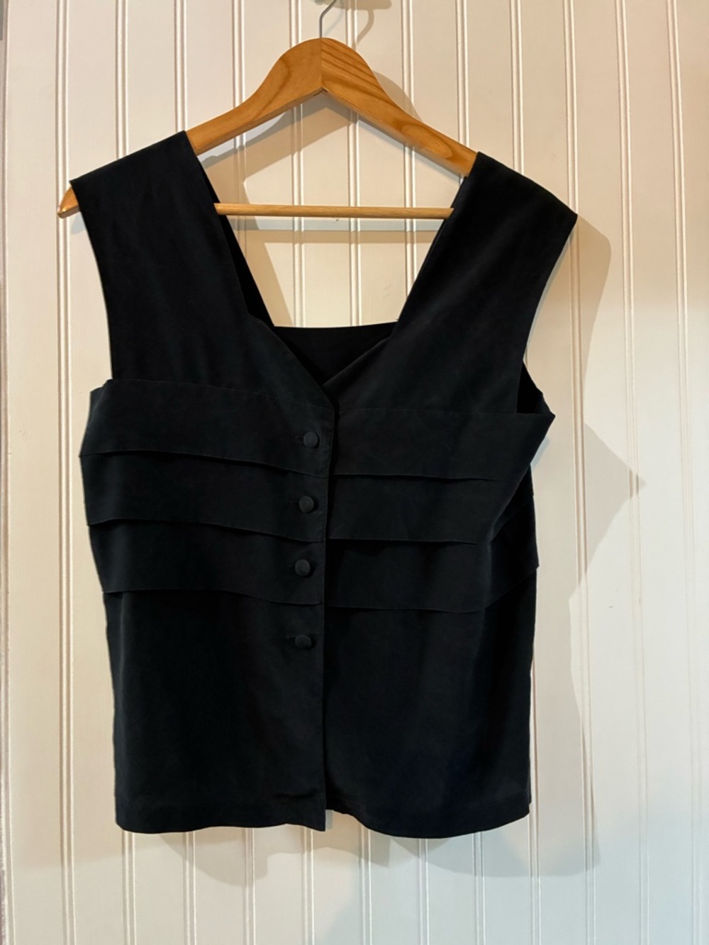 Biva Saint Honore Tiered Button-Front Camisole